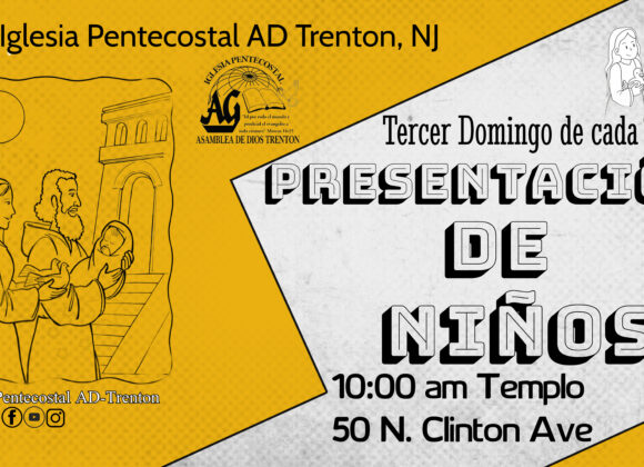 Flyer presentacion children iglesia ad trenton
