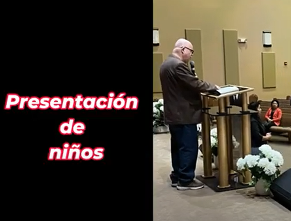 presentación de niños iglesia AD Trenton NJ. 