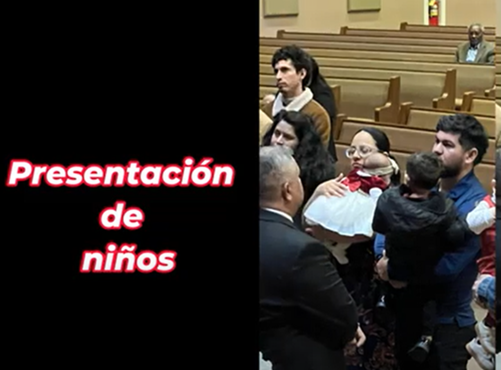 presentación de niños iglesia AD Trenton NJ